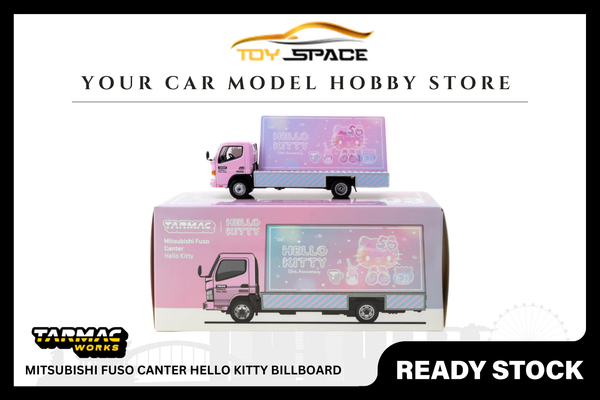 [TARMAC WORKS] 1:64 Mitsubishi Fuso Canter Hello Kitty Billboard - TRUCK64