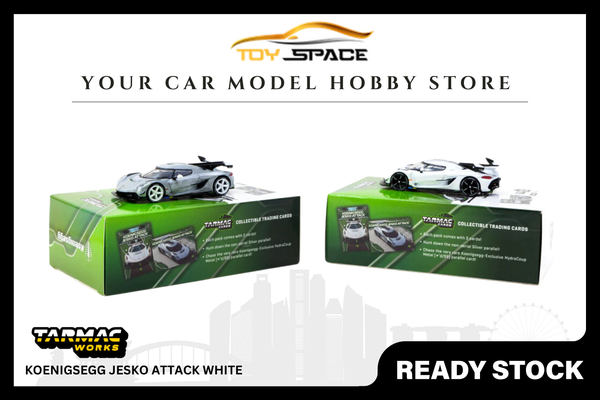 [TARMAC WORKS] 1/64 Koenigsegg Jesko Attack White - GLOBAL64