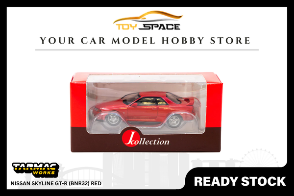 [TARMAC WORKS] 1/64 Nissan Skyline GT-R (BNR32) Red - J-Collection