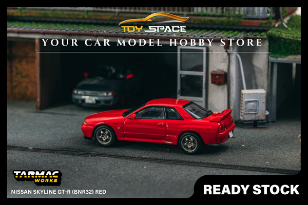 [TARMAC WORKS] 1/64 Nissan Skyline GT-R (BNR32) Red - J-Collection