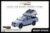 [TARMAC WORKS] 1/64 Toyota Hilux Grey with Camping Tent - ROAD64