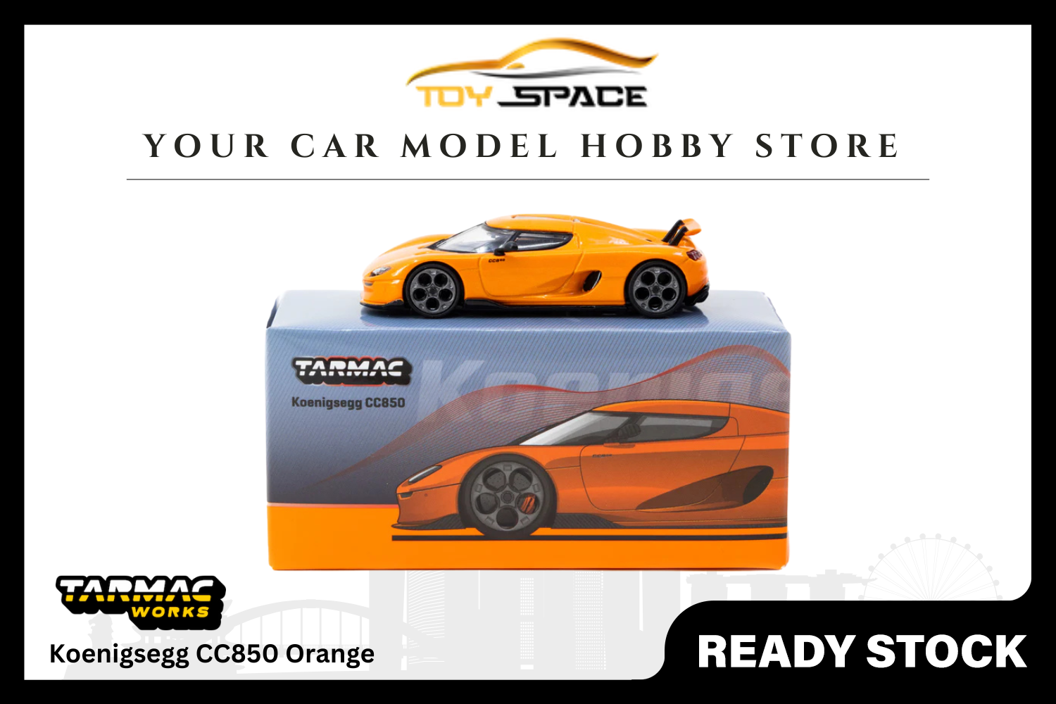 [TARMAC WORKS] 1/64 Koenigsegg CC850 Orange