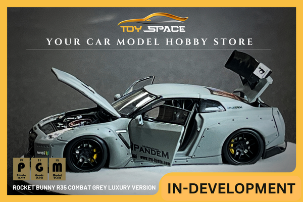 [PGM] 1:64 Rocket Bunny R35 Combat Grey Luxury Version