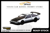 [TARMAC WORKS] 1:64 Toyota Sprinter Trueno AE86 Widebody by Jon Sibal White / Black - GLOBAL64