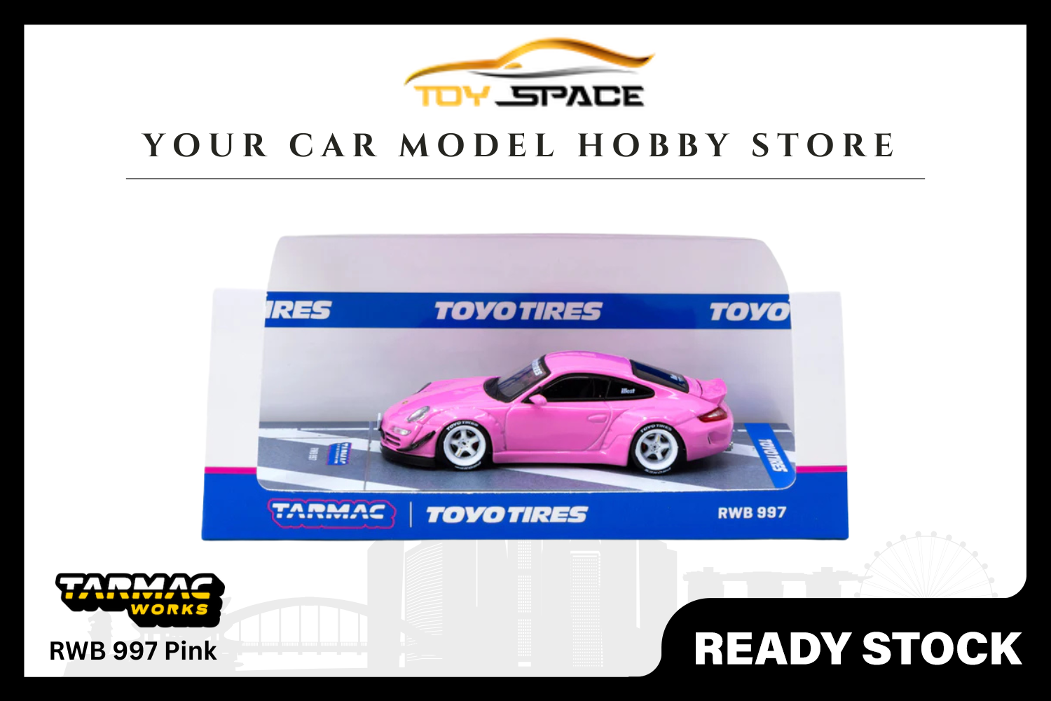 [TARMAC WORKS] 1/64 RWB 997 Pink - HOBBY64