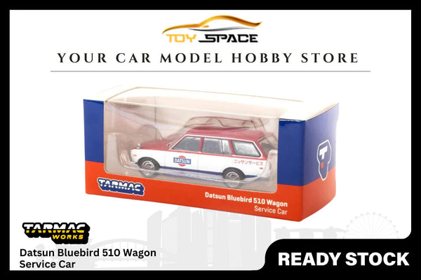 [TARMAC WORKS] 1/64 Datsun Bluebird 510 Wagon Service Car - GLOBAL64