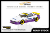 [TARMAC WORKS] 1/64 Pandem Mazda RX-7 FC3S White/Purple - HOBBY64