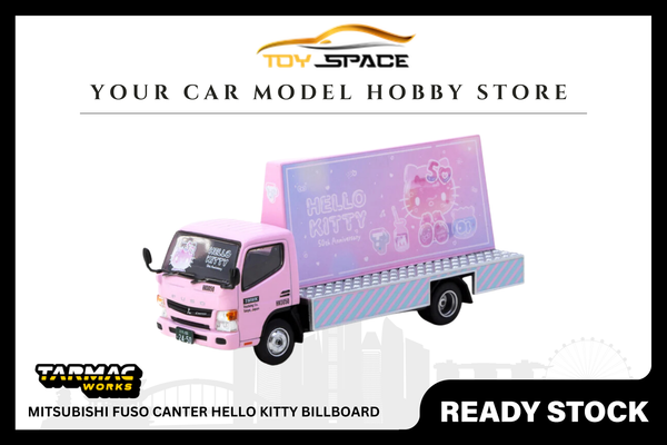 [TARMAC WORKS] 1:64 Mitsubishi Fuso Canter Hello Kitty Billboard - TRUCK64