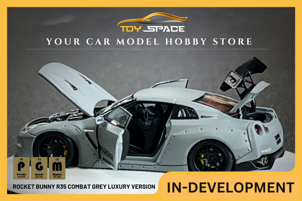 [PGM] 1:64 Rocket Bunny R35 Combat Grey Luxury Version