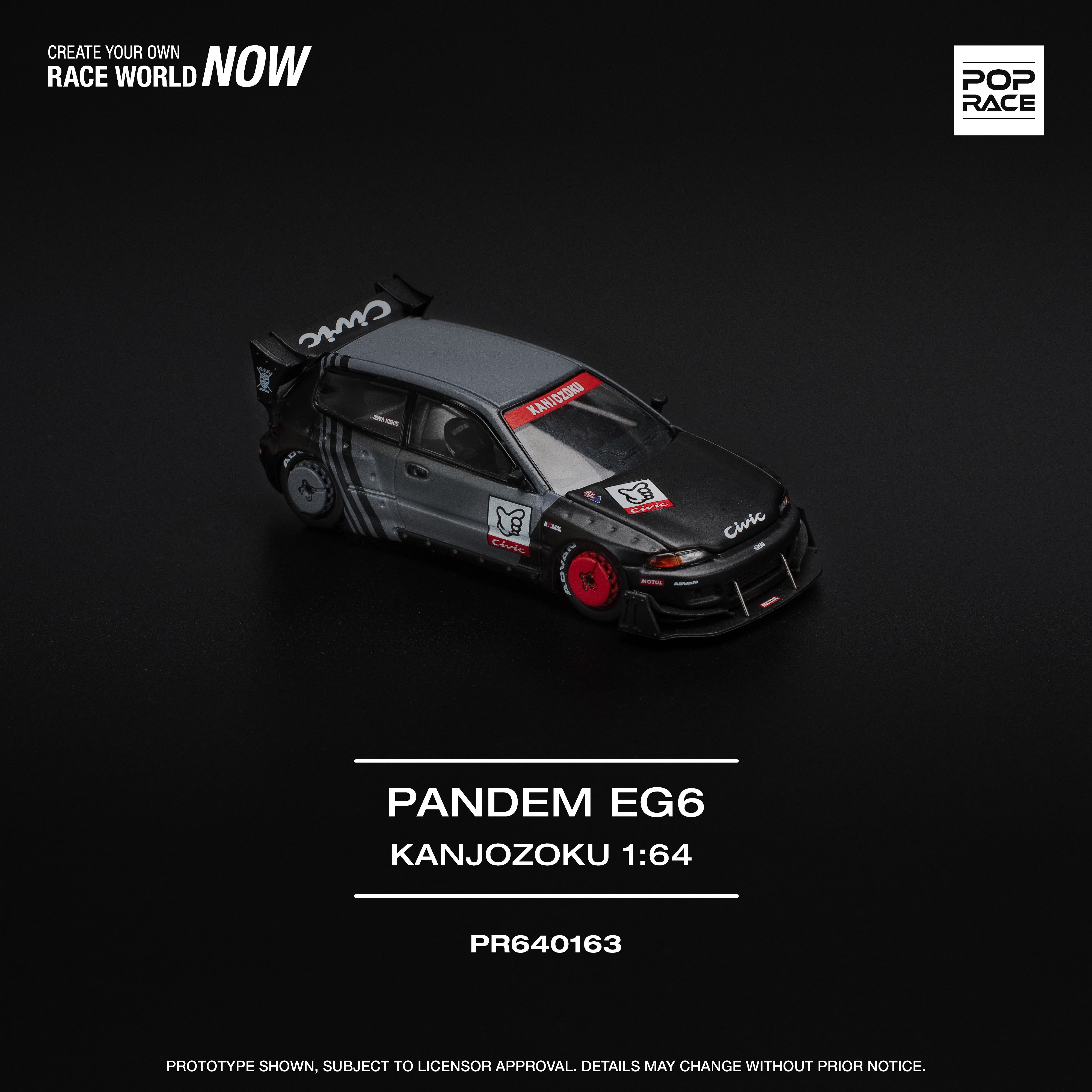 [POP RACE] 1:64 Pandem Civic EG6 