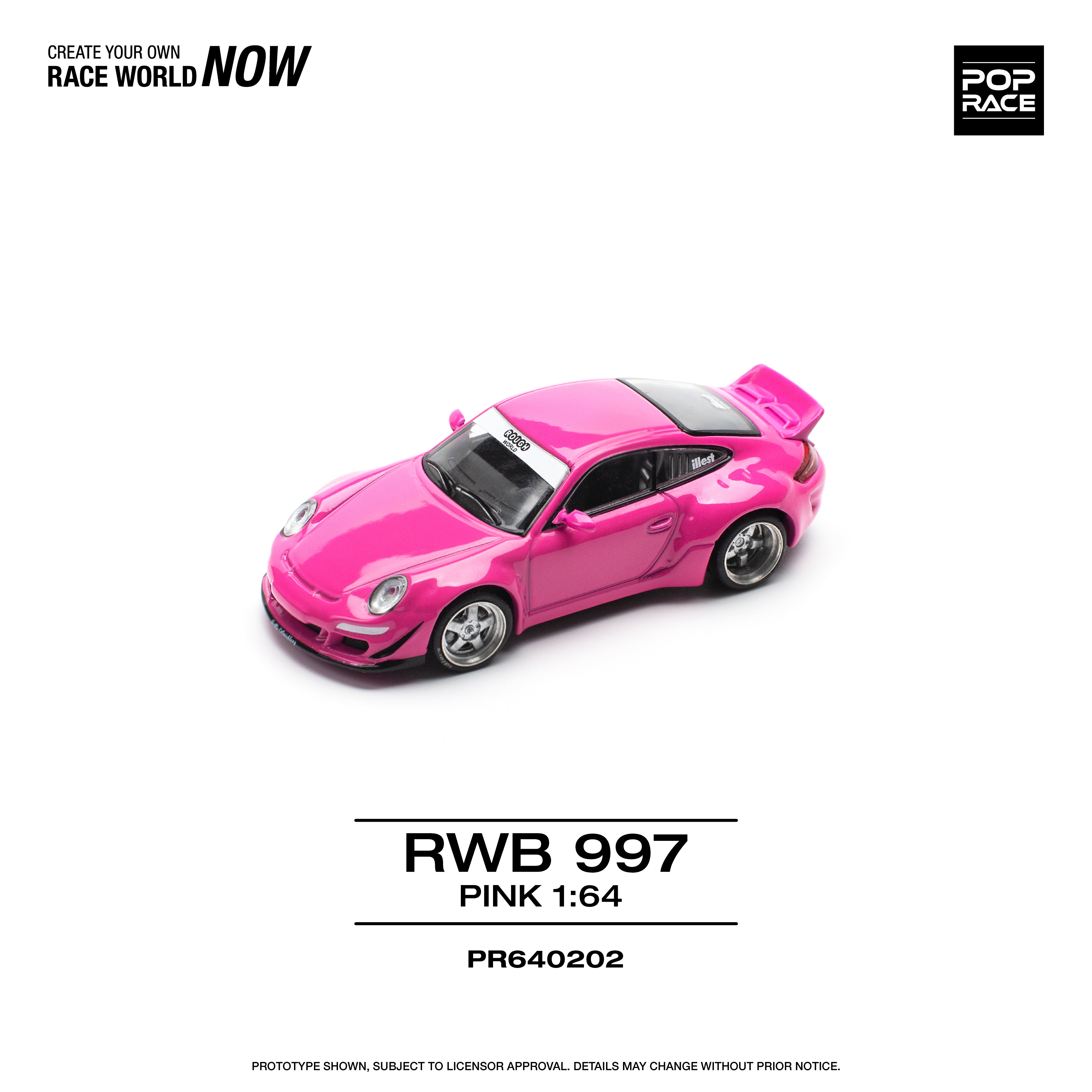 [POP RACE] 1:64 RWB 997 - Pink