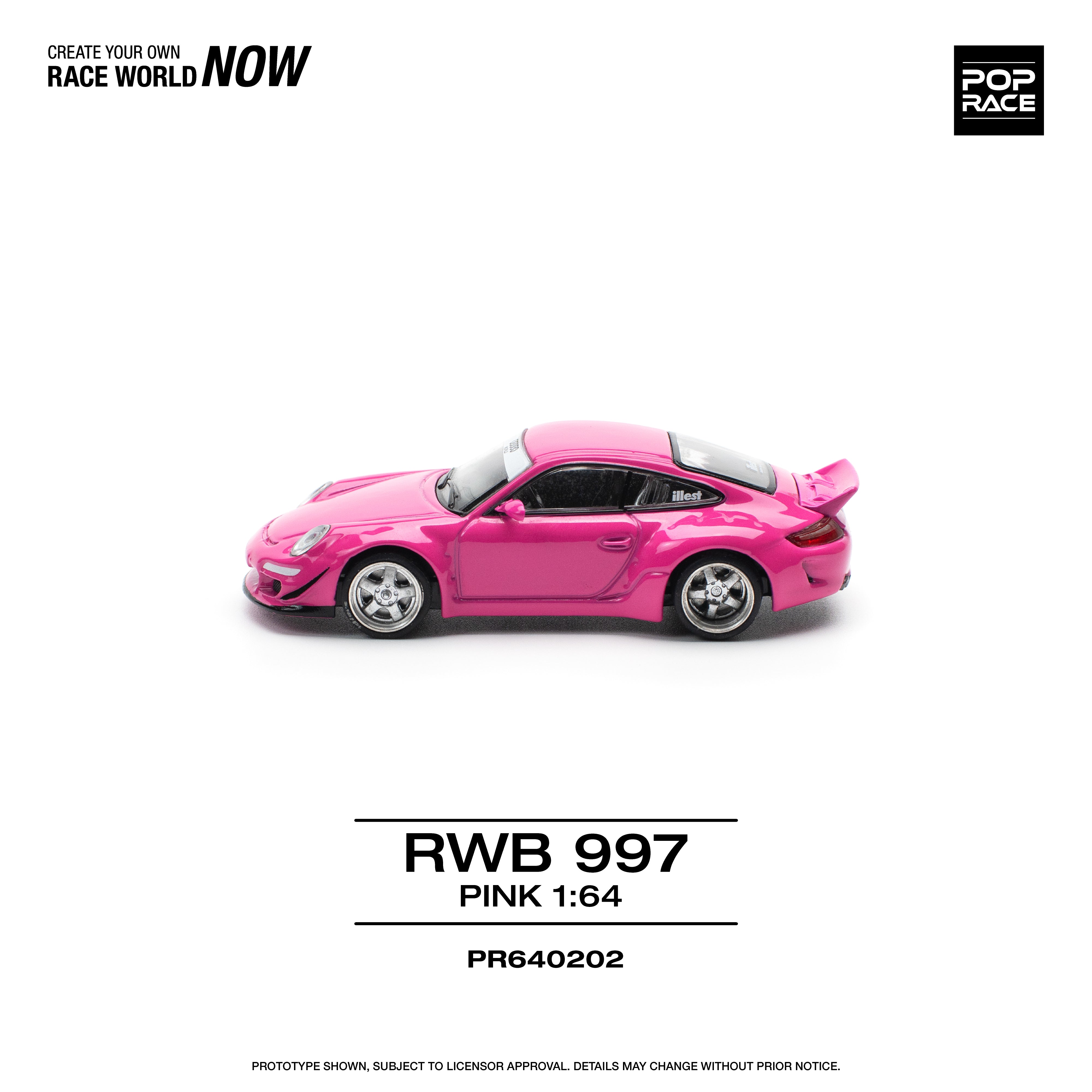 [POP RACE] 1:64 RWB 997 - Pink