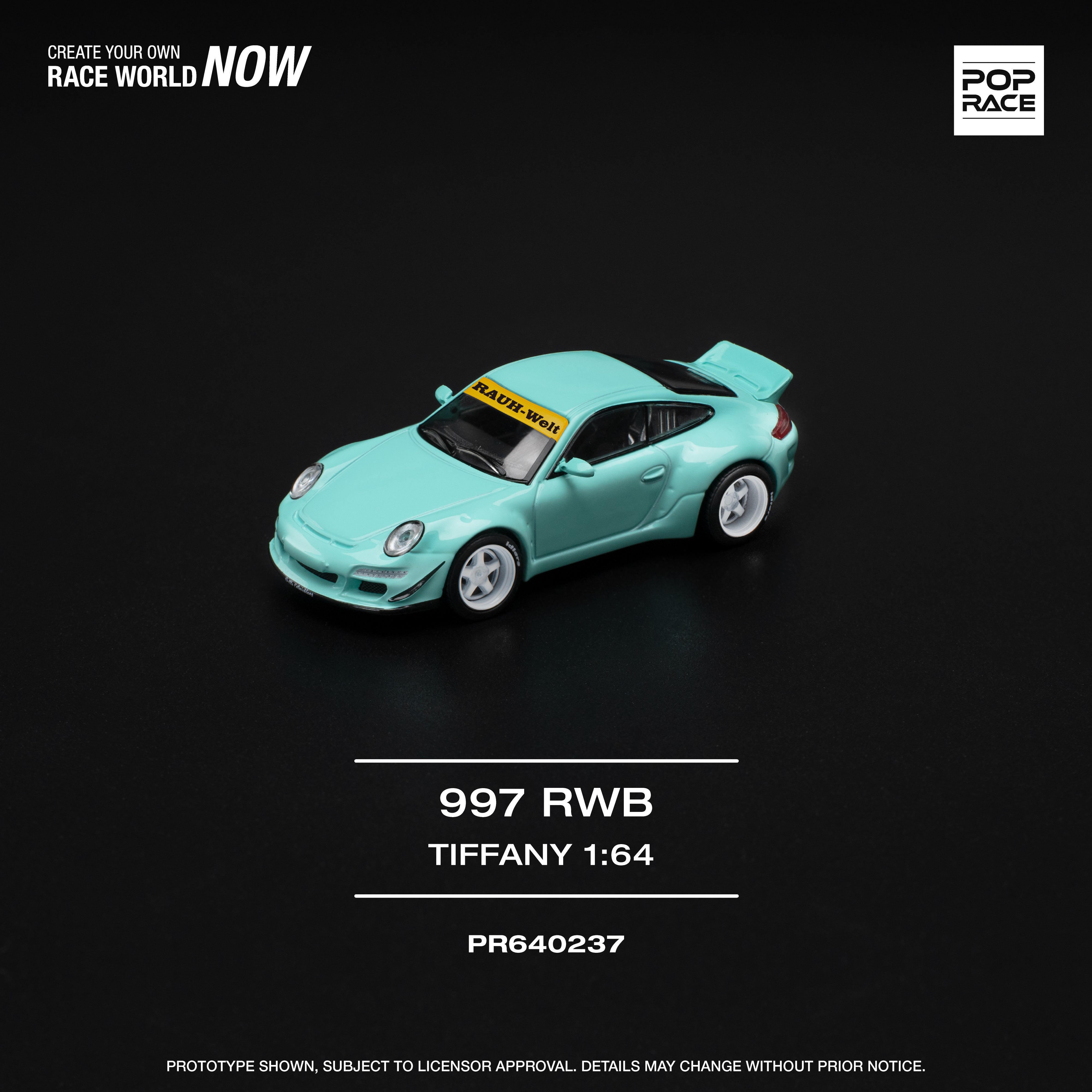 [POP RACE] 1:64 RWB 997 Tiffany Blue