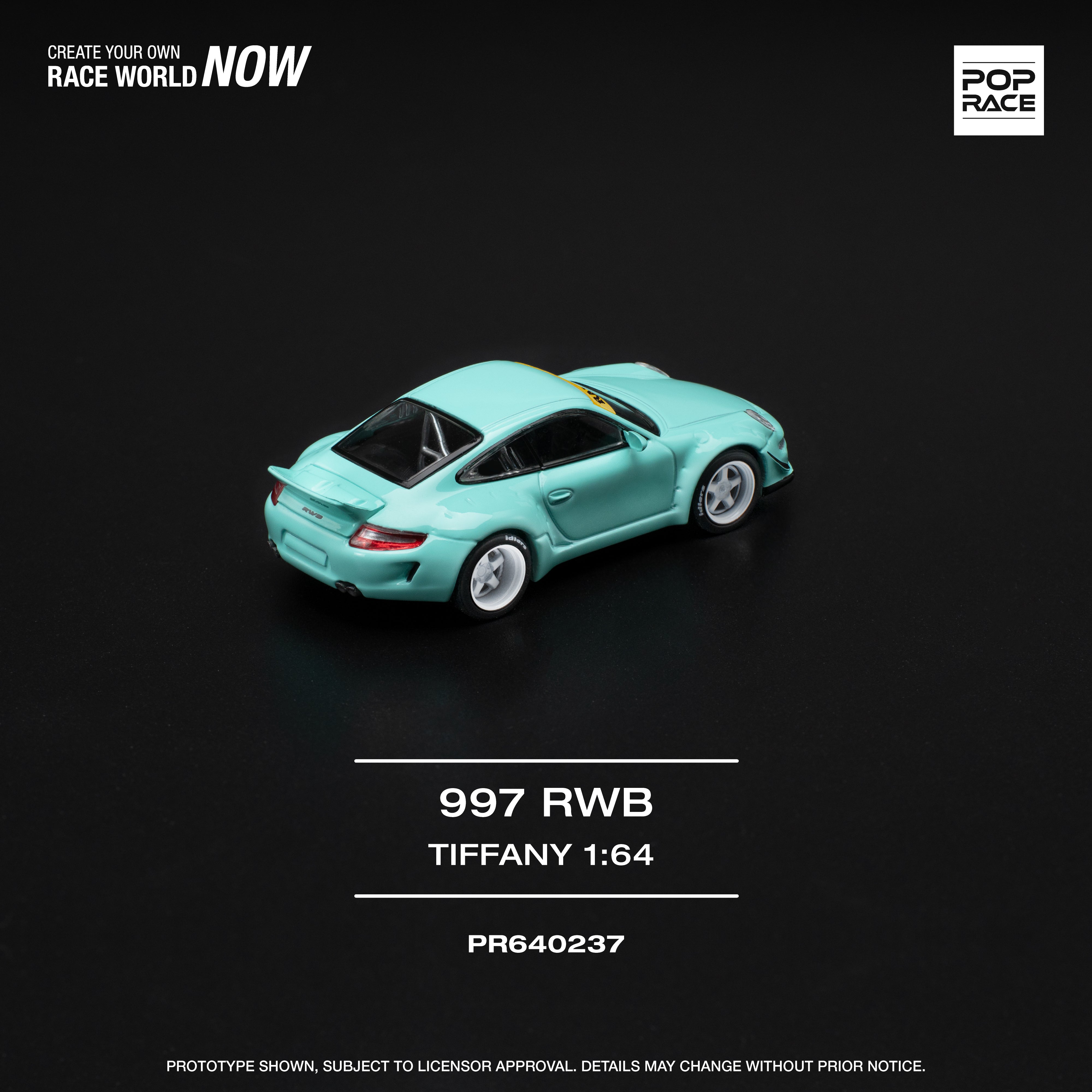 [POP RACE] 1:64 RWB 997 Tiffany Blue