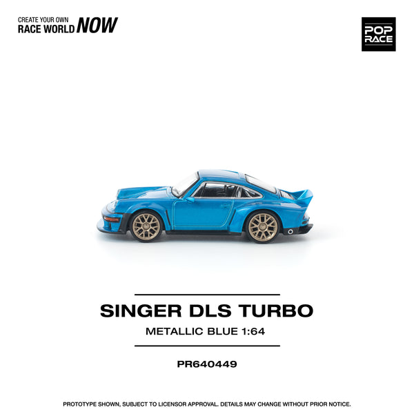 [POP RACE] 1:64 Singer DLS Turbo Metallic Blue