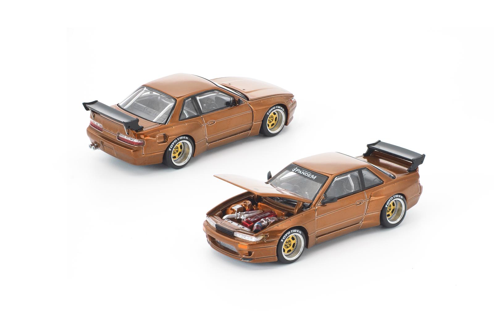 [POP RACE] 1:64 Pandem S13 Brown Chrome