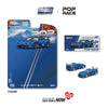 [POP RACE] 1:64 Top Secret Supra GT500 (A80) Blue - Blister Packaging - Toy Space Diecast Online Store Singapore