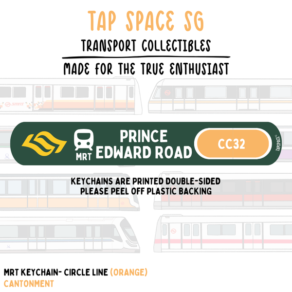 Prince Edward Road MRT Station Keychain