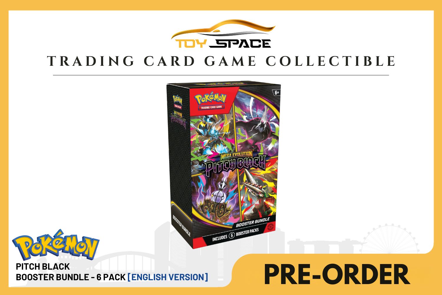Pokemon TCG: Pitch Black Booster Bundle - 6 pack