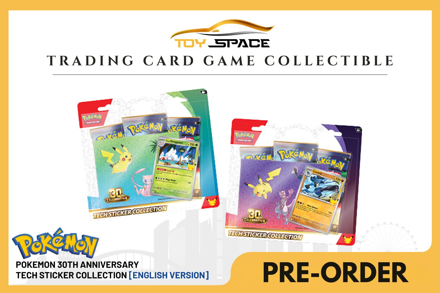 Pokemon TCG: 30th Anniversary Tech Sticker Collection