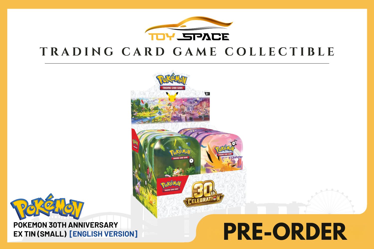 Pokemon TCG: 30th Anniversary Mini-Tin Display (Small)