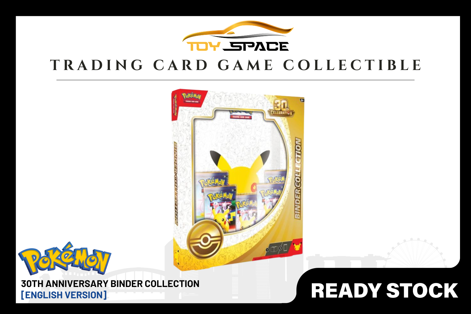 Pokemon TCG: 30th Anniversary Binder Collection - Toy Space Diecast Online Store Singapore