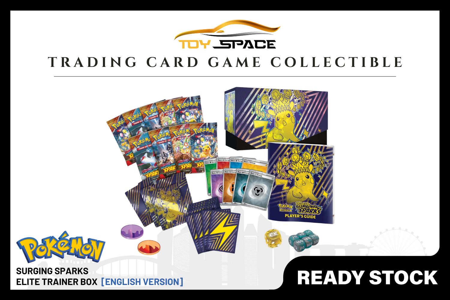 Pokemon TCG: Scarlet & Violet - Surging Sparks Elite Trainer Box [ENGLISH VER]