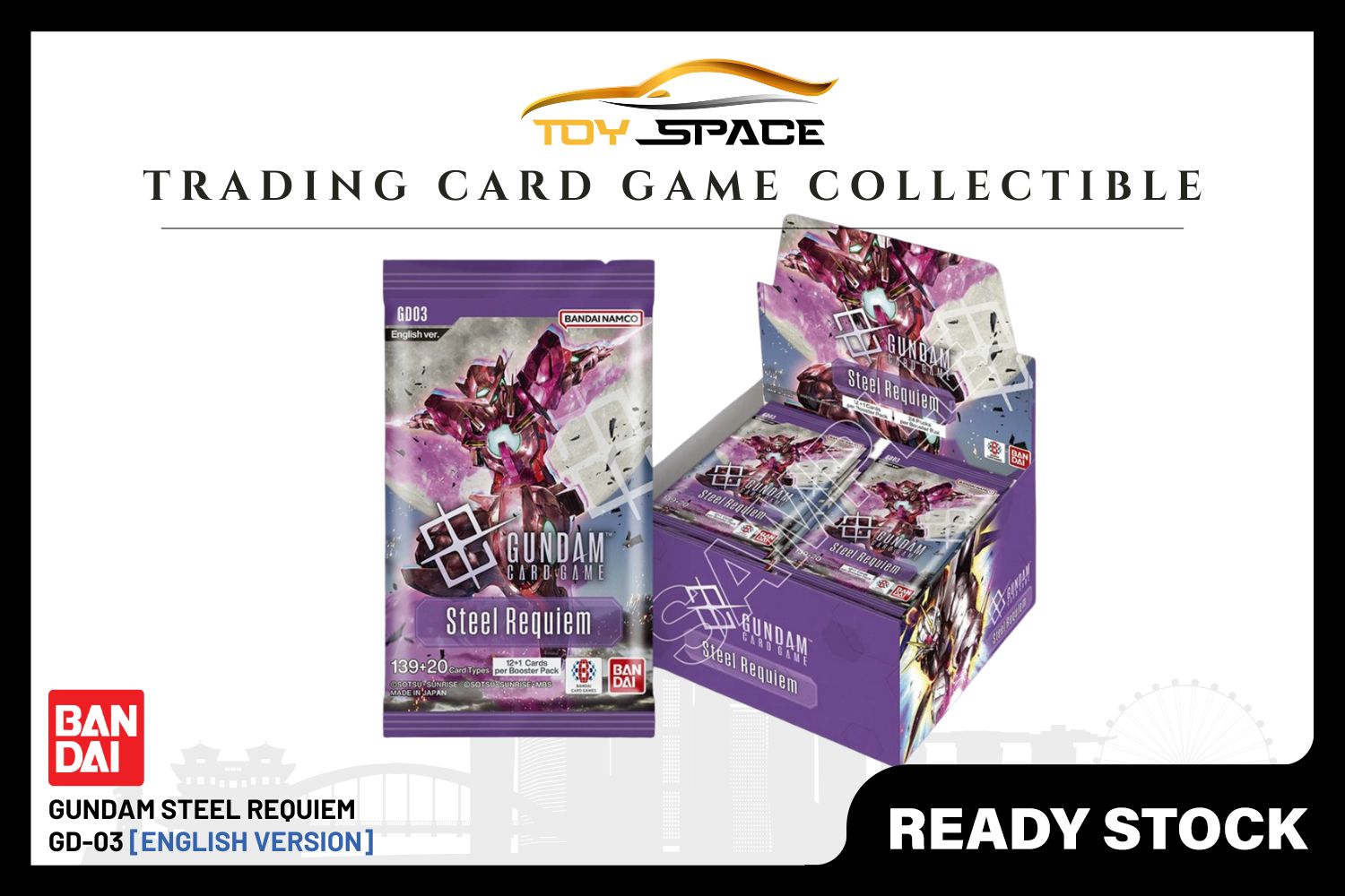 Gundam TCG: GD03 Booster Pack [ENGLISH VER] - Toy Space Diecast Online Store Singapore