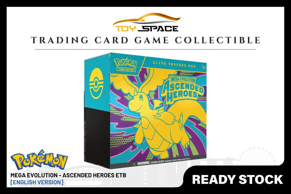 Pokemon TCG : Mega Evolution Ascended Heroes - Elite Trainer Box - Toy Space Diecast Online Store Singapore