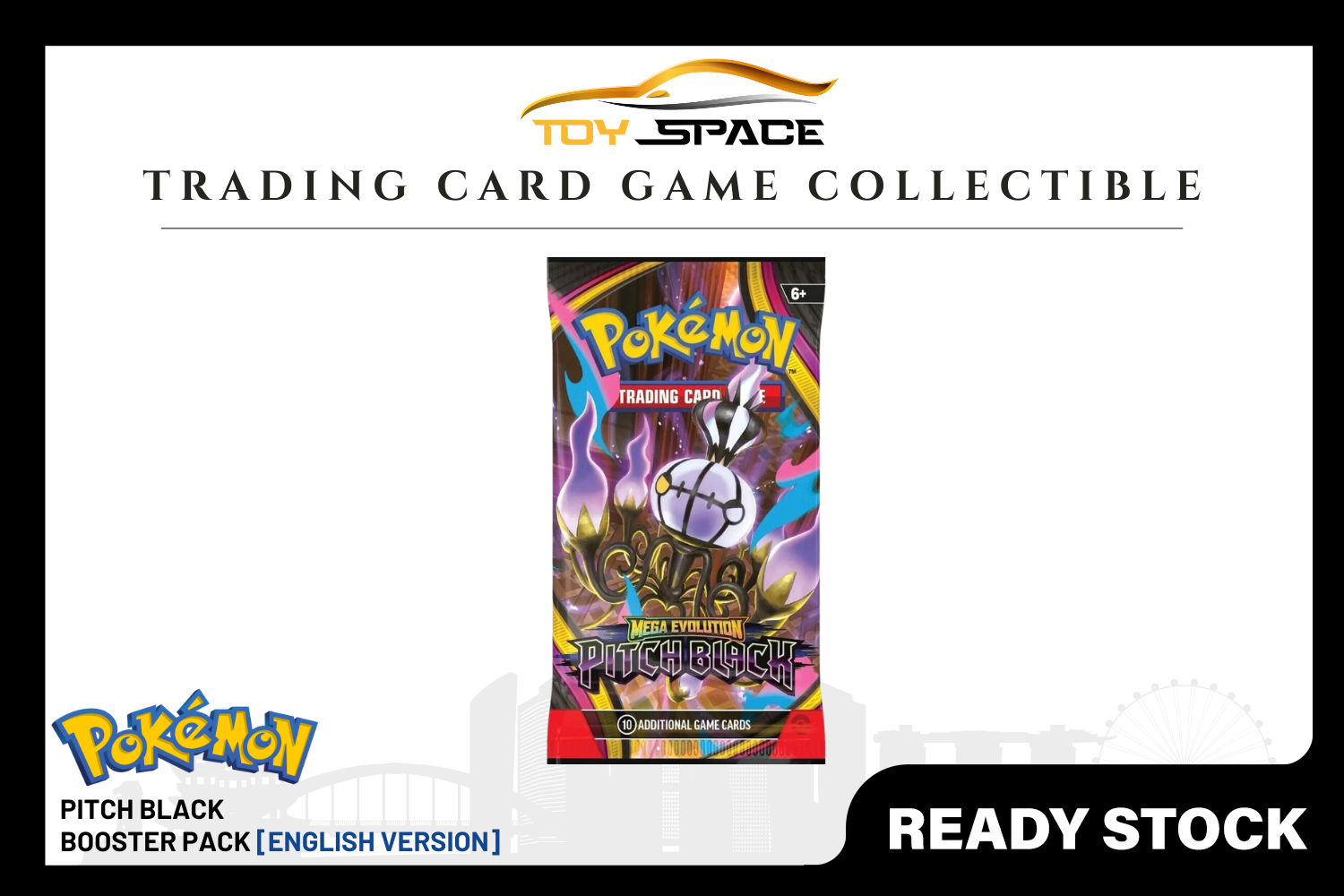 Pokemon TCG: Pitch Black Booster Pack - Toy Space Diecast Online Store Singapore