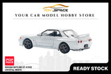 [POP RACE] 1:64 Nissan Skyline GT-R R32 - Crystal White - Toy Space Diecast Online Store Singapore