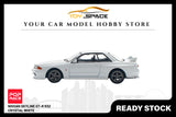 [POP RACE] 1:64 Nissan Skyline GT-R R32 - Crystal White - Toy Space Diecast Online Store Singapore