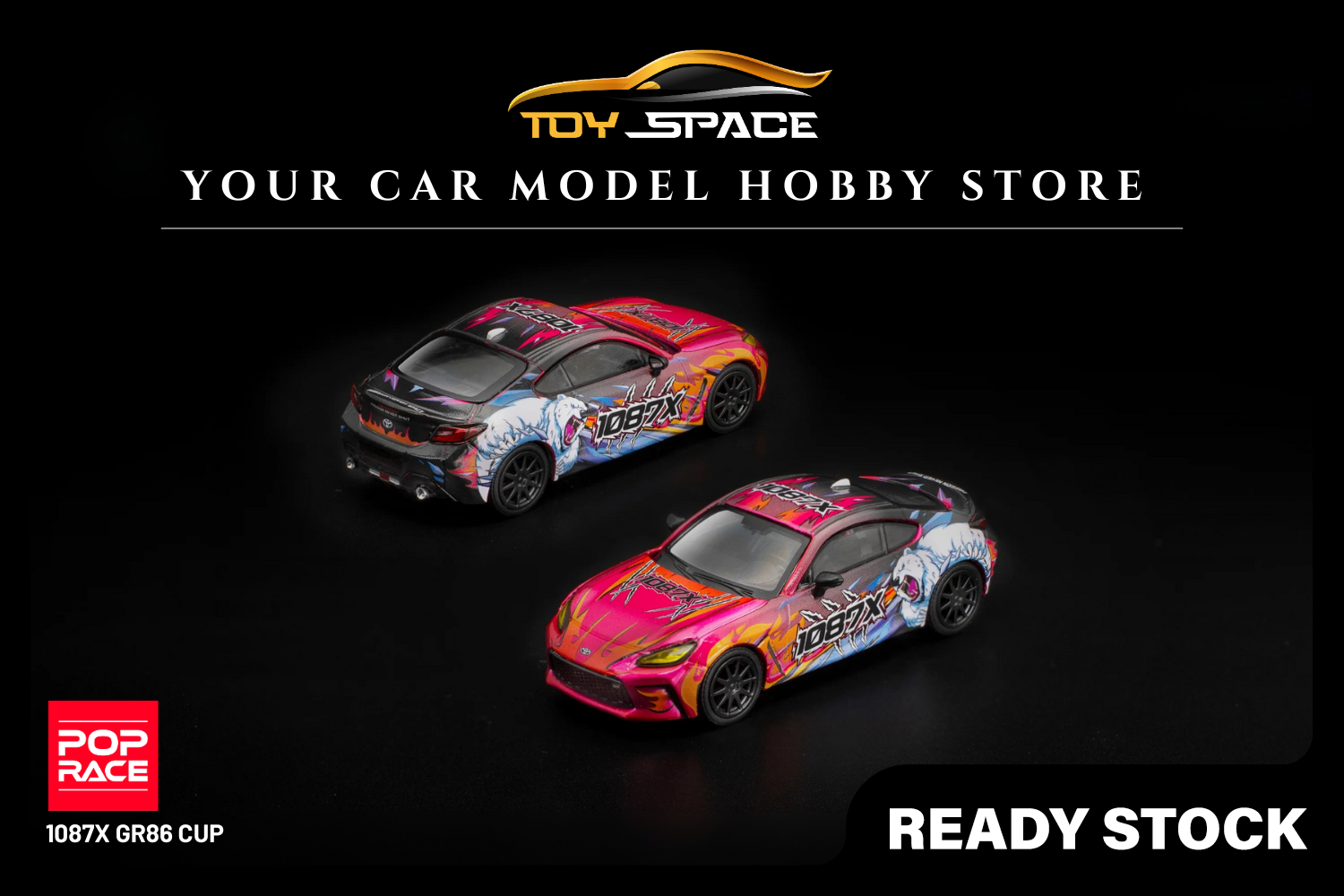 [POP RACE] 1:64 1087X GR86 Cup