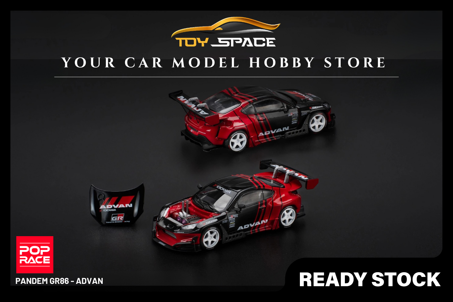 [POP RACE] 1:64 PANDEM GR86 - Advan