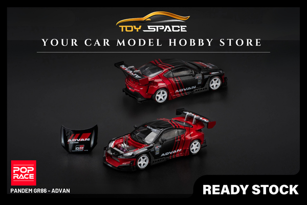 [POP RACE] 1:64 PANDEM GR86 - Advan