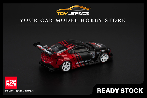 [POP RACE] 1:64 PANDEM GR86 - Advan