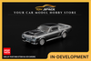 [POP RACE] 1:64 Shelby Mustang GT500 Silver Chrome