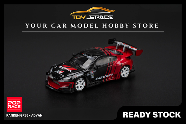 [POP RACE] 1:64 PANDEM GR86 - Advan