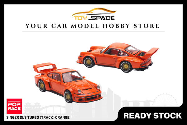 [POP RACE] 1/64 Singer DLS Turbo (Track) Orange