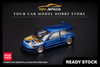 [POP RACE] 1:64 PANDEM Civic EG6 Metallic Blue with Open Hood