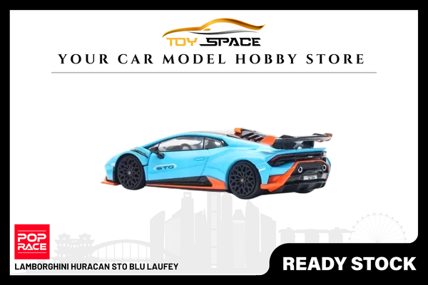 [POP RACE] 1:64 Lamborghini Huracan STO Blu Laufey