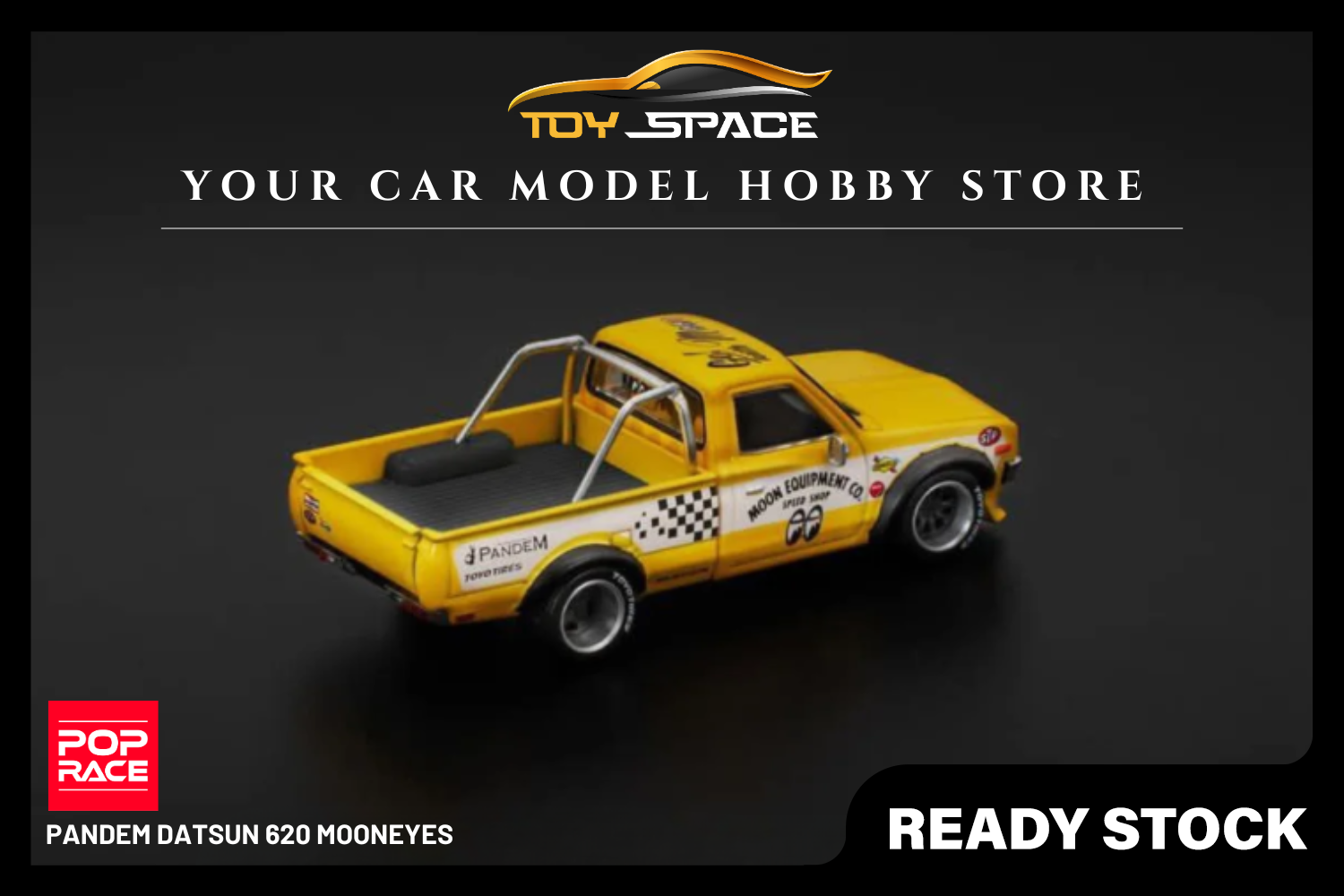 [POP RACE] 1:64 PANDEM Datsun 620 Mooneyes