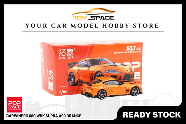 [POP RACE] 1:64 DarwinPRO 66G WBK Supra A90 Orange