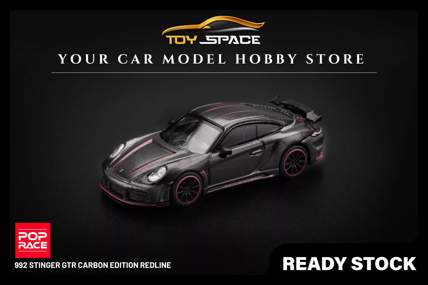 [POP RACE] 1:64 992 Stinger GTR Carbon Edition Redline