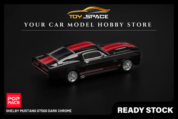 [POP RACE] 1:64 Shelby Mustang GT500 Dark Chrome