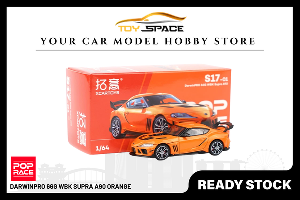 [POP RACE] 1:64 DarwinPRO 66G WBK Supra A90 Orange