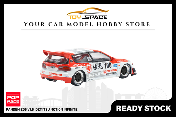 [POP RACE] 1:64 Pandem EG6 V1.5 Idemitsu Motion Infinite