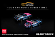 [POP RACE] 1:64 Mazda RX7 (FC3S) RE-Amemiya Street7 Chrome - Toy Space Diecast Online Store Singapore
