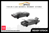 [POP RACE] 1:64 Shelby Mustang GT500 Dark Chrome - Toy Space Diecast Online Store Singapore