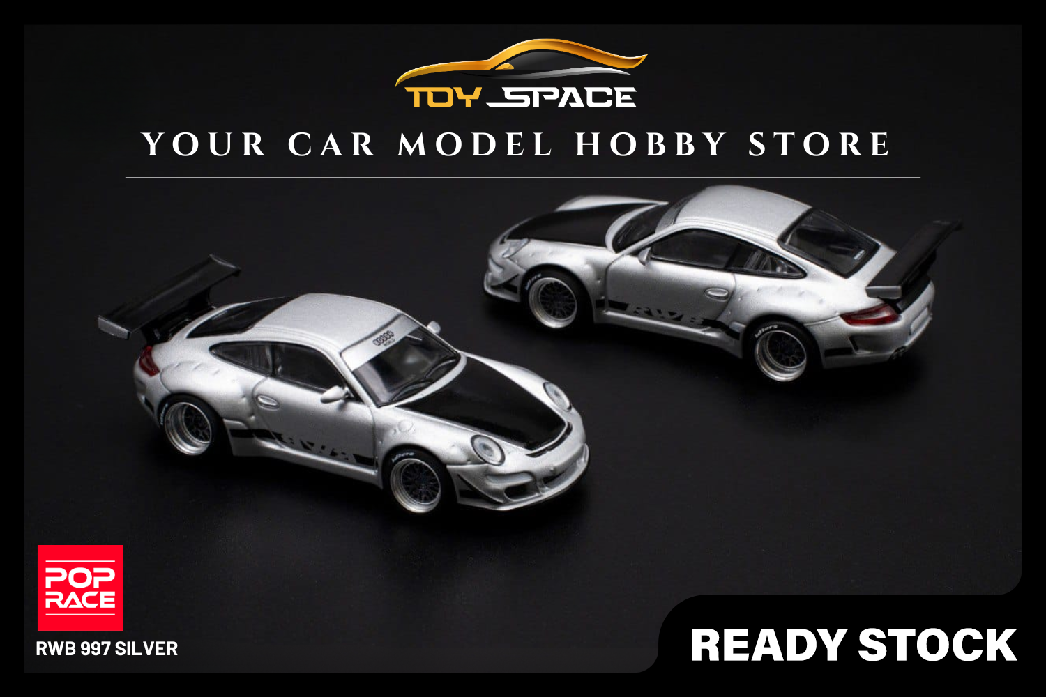[POP RACE] 1:64 RWB 997 Silver